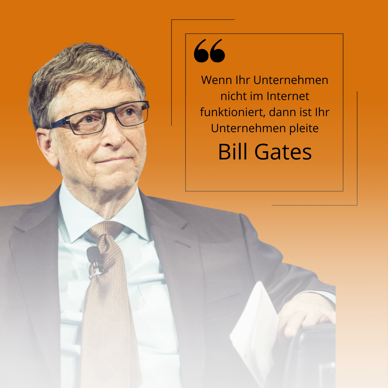 Die Bedeutung einer Website für Unternehmen im digitalen Zeitalter: Eine Reflexion über Bill Gates‘ Zitat